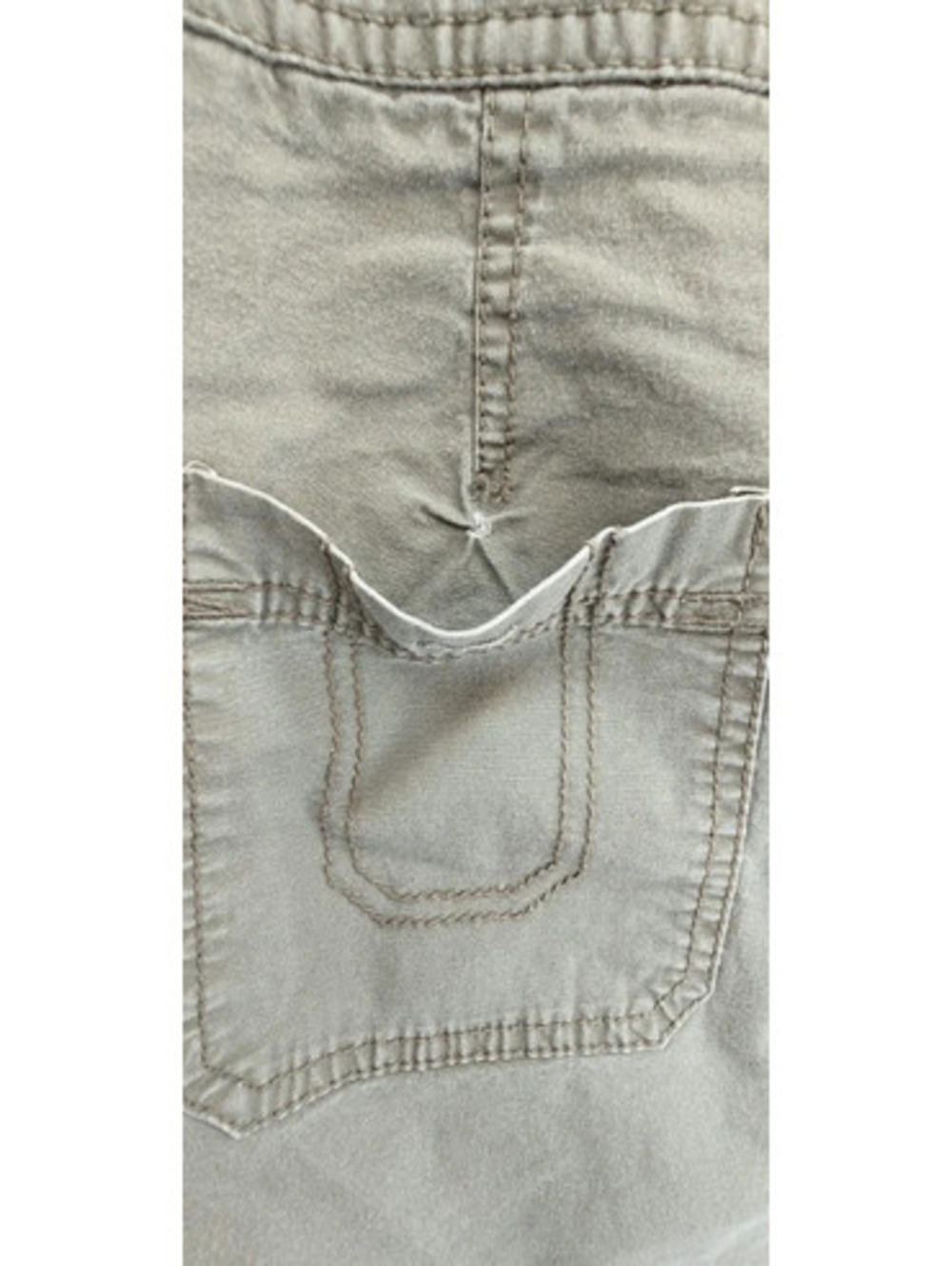 Dockers Mid Rise Curvy Women’s Shorts Size 16 Gray Green Utility Pockets - Picture 4 of 4